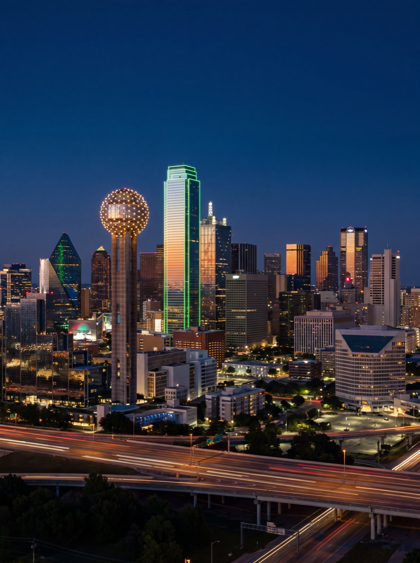 Dallas-Fort Worth skyline